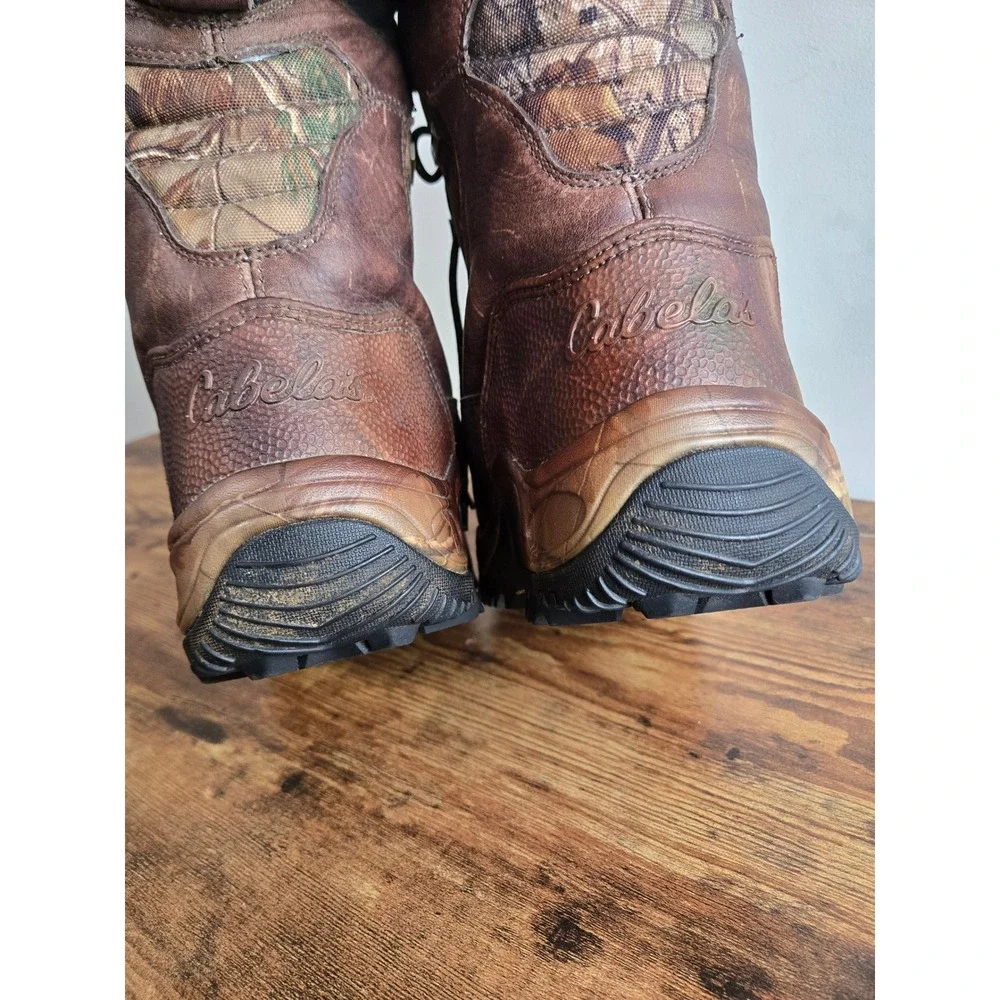 Cabelas Ultra 2000g Inferno Hunting Boots Men 7D Camo Thinsulate Ultra 81-3752